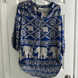 Antilia Femme Blue Blouse